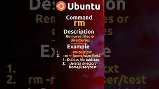 How to remove a file or directory in Ubuntu Server