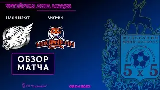 Четвёртая лига 2022/23. 1/8 финала. Белый беркут - Амур-НН 2:5