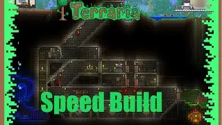 Terraria speed build - Underground vault!