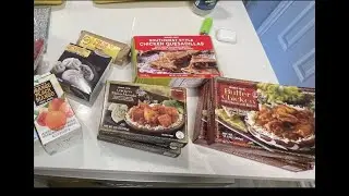 Trader Joe Haul | playing Caresha Please while trying food.