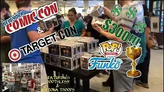 NYCC & Targetcon 2018 Toy Hunt! $300 Funko Pop!? Arizona Subscribers Rock!