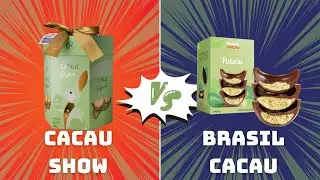 BATALHA DE PISTACHE! OVO DE PISTACHE DA CACAU SHOW VS BRASIL CACAU - QUEM LEVA?