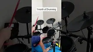 1 DAY OF DRUMMING Vs 10 YEARS OF DRUMMING!!😃😎🤘🔥 