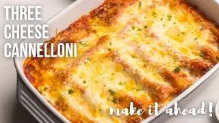 Three Cheese Cannelloni l The Recipe Rebel