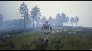 Unreal Engine 4 - Procedural Forest Fog - Stunt Fail
