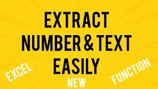 Extract Numbers & Text from Cell in Exce!