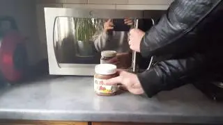 Pot de nutella au micro onde