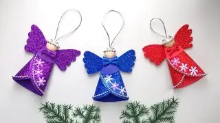 😇 Christmas ANGEL from foamiran 🎄 DIY Christmas decorations