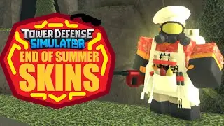 All End Of The Summer Skin Showcase | Tower Defense Simulator TDS