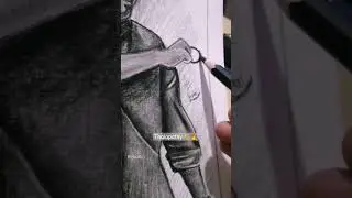 Drawing of our Tamil superstar ✨Thalapathy Vijay ✨🔥 from Leo movie 🎥 !! || #Shorts #drawing #vijay