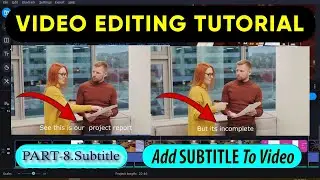 ADD Subtitles to a Video Using Movavi Video Editor Plus | Step by step Tutorial For Beginners