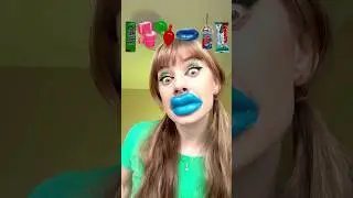 ASMR Emoji Sour Candy, Chewy Lips, Jelly Fruits Mukbang 