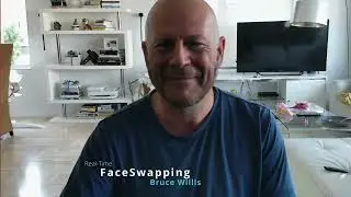 Real-time facial transformation from a webcam using AI 4k!