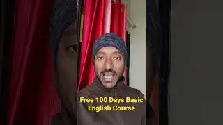 100 Days Basic English Course has been started