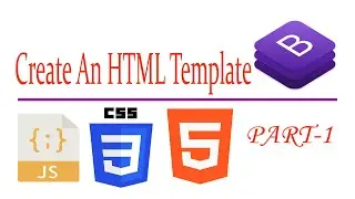 Create an HTML template or website layout part 1
