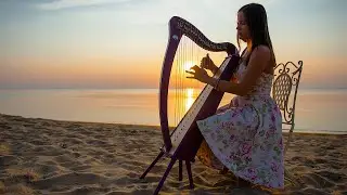 Beautiful Relaxing Harp 🎶 Music Heavenly Instrumentals for Deep Relaxation