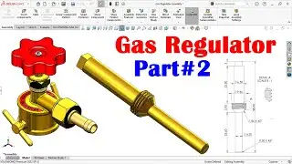 3d sketch of Gas regulator Part#2 | Solidworks hindi tutorial