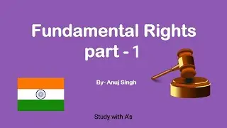 🇮🇳 Fundamental Rights (Part 1) |Constitution series|Hindi
