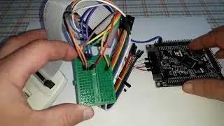 How to connect a board (STM32F407VET6) to the programmer (ST-LINK/V2)