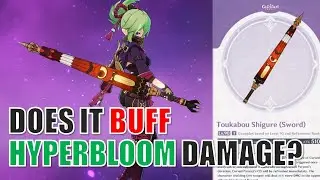 Does New 3.3 Event Sword Buff Hyperbloom Damage? | Genshin Impact Toukabou Shigure on Kuki Shinobu