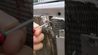 How to fix a leaking AC coil 
