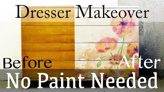 How to Decoupage an Image onto Furniture, Transfer Photo to Wood