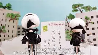 Puppet 2B & 9S explaining (eng sub) | NieR:Automata anime eps2