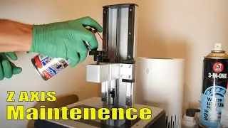 Resin Printer Z Rod Noise/BUZZ || How to Maintain & Lubricate Z Axis