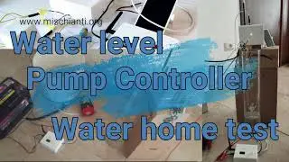 Wireless LoRa Remote Water Tank Level and pump controller (esp8266): water level sensor test