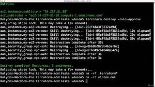 78. Terraform State Commands   Clean Up
