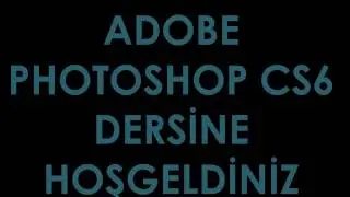 Adobe Photoshop CS6 Ders 19 Resim Kesme - Kırpma İşlemi Crop Tool