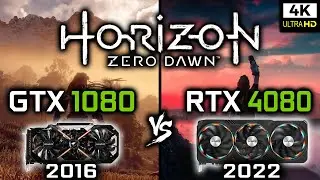 GTX 1080 vs RTX 4080 in Horizon Zero Dawn | 4K - Benchmark