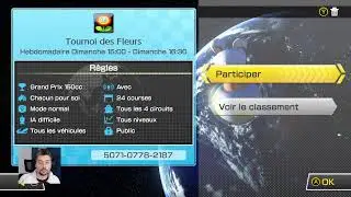 Objectif 150 points au tournoi des fleurs sur Mario Kart 8 Deluxe