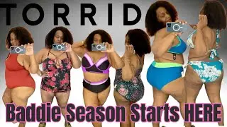 Torrid Swimsuit Try-On | Plus-Size Baddie Beach Looks 2025!