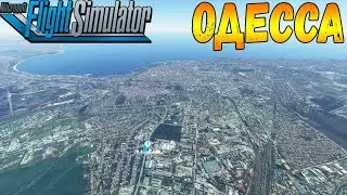 Odessa from a Bird's Eye View in Microsoft Flight Simulator 20