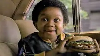 1985 Burger King Whopper commercial with Emmanuel Lewis (Webster)