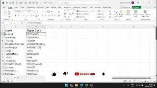 How to Change Small Letters to Capital Letters in Excel? Lowercase to Uppercase - Excel Tutorial 24