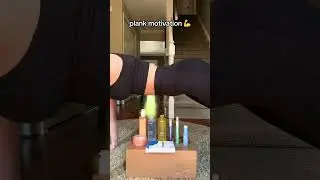 This is the level of motivation I need 😅 #skincare #productreview #plank #workoutmotivation