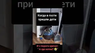 Когда в гости пришли дети 🤣😅