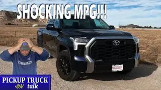 I can't believe it! 2022 Toyota Tundra 100 mile real-world MPG test
