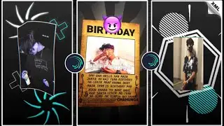 HAPPY BIRTHDAY 🎂 💀 XML FILE in Alight motion PRESET💝 3D iCON EFFECT #alightmotion