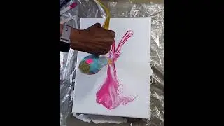 #101 The Pinkest Fluid Art Painting Ever
