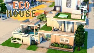 Дом девушки эколога Симс 4🌏🌳Ecologist girl's house The Sims 4 | Строительство | NO CC