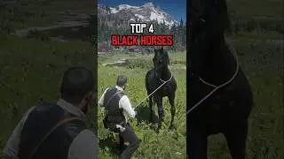 Top 4 Best BLACK Horses You Must OWN - RDR 2 
