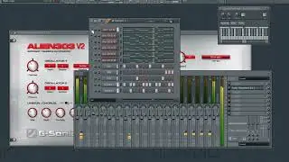 Alien 303 V2 - Acid and Bassline VST Plug-in synthesizer, for psytrance, acid techno, rave, tutorial