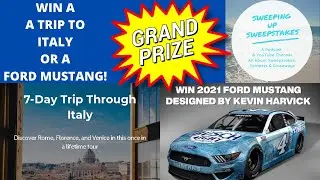 Win A Trip To Italy, Win A Ford Mustang, With The Contest Queen, A Trip Win & A Tip On Episode 07