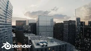 Blender Procedural City Generator Trailer
