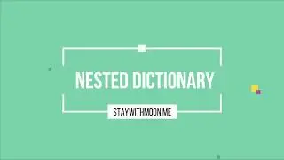 Nested Dictionary 1