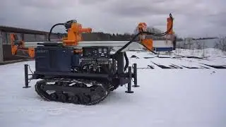 Буровая установка Корвет-04 ходовая.