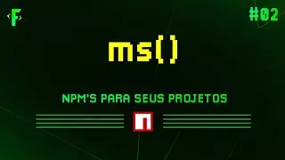 Como funciona a dependência MS (npm) | Manipulando milissegundos em JavaScript e NodeJs